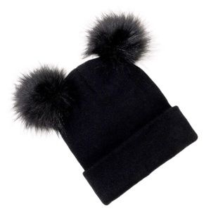Winter Beanie with Pom Poms